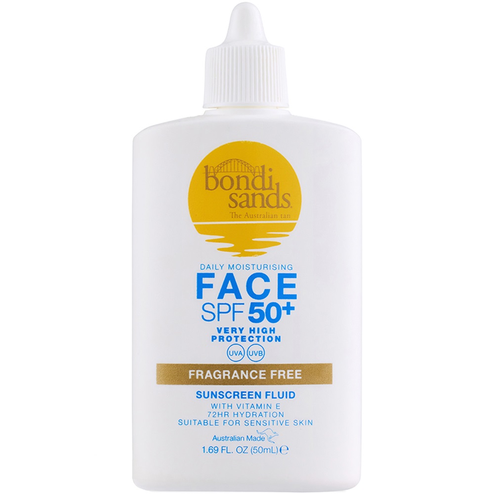 Fluid facial de protectie solara cu SPF 50+, 50 ml, Bondi Sands