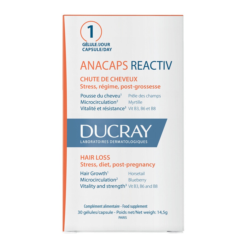 Anacaps Reactiv, 30 capsule, Ducray