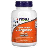 L-Arginina Forte, 1000 mg, 120 tablete, Now Foods