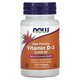 Vitamina D-3, 2,000 UI, 120 gelule moi, Now Foods 605354