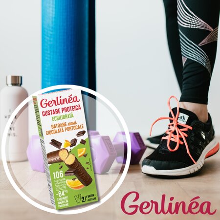 Batoane cu ciocolata si portocale mini pack, 62 g, Gerlinea 619652