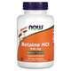 Betaina HCl, 648 mg, 120 capsule vegetale, Now Foods 605501