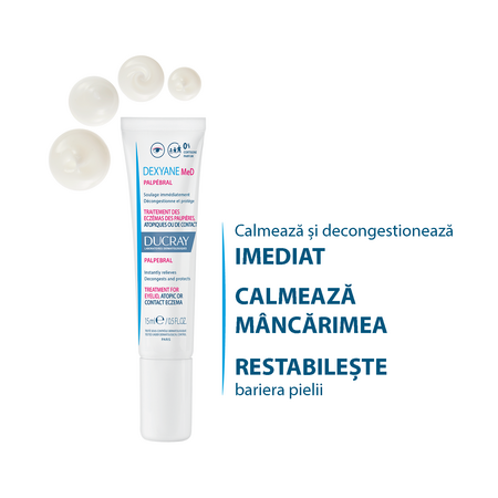 Crema pentru pleoape Dexyane MED Palpebral, 15 ml, Ducray 567191