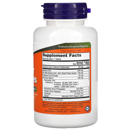 Super Enzime, 90 tablete, Now Foods 605514
