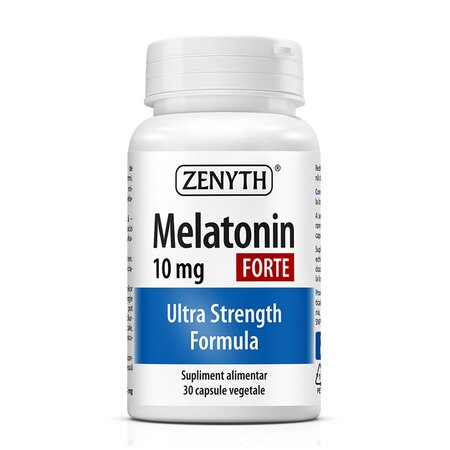Melatonin Forte 10 mg, 30 capsule vegetale, Zenyth