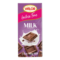 Ciocolata cu lapte fara lactoza, 100 g, Valor