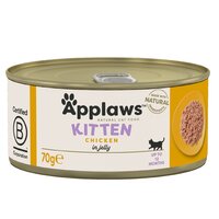 Hrana umeda pentru pisici pana la 12 luni cu piept de pui Kitten, 70 g, Applaws