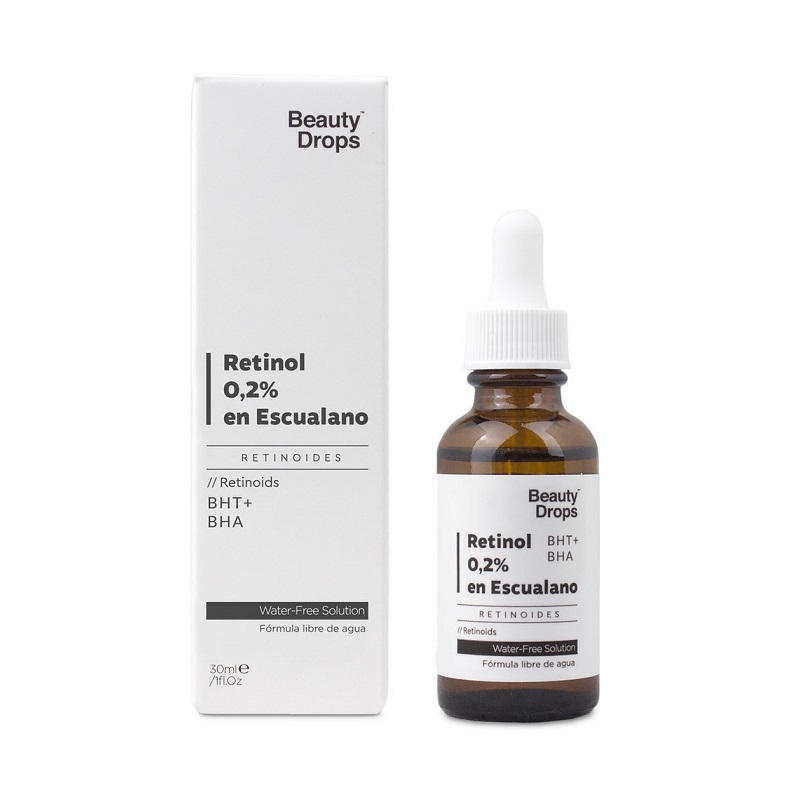 Retinol 0,2% in Squalane, 30 ml, Beauty Drops