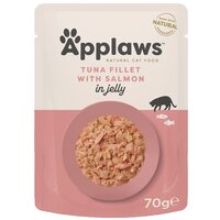 Hrana umeda cu file de ton si somon pentru pisici, 70 g, Applaws