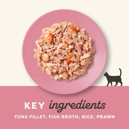 Hrana umeda pentru pisici cu file de ton si creveti, 60 g, Applaws 652474