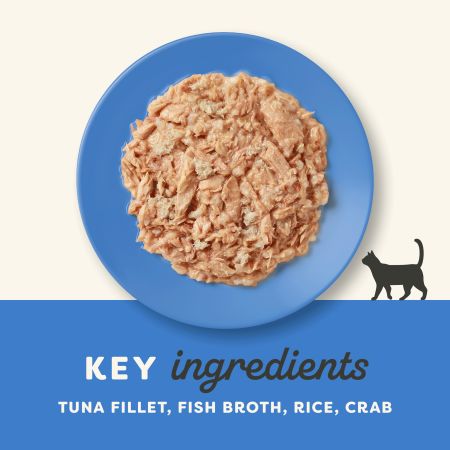 Hrana umeda pentru pisici cu file de ton si crab, 60 g, Applaws 652502