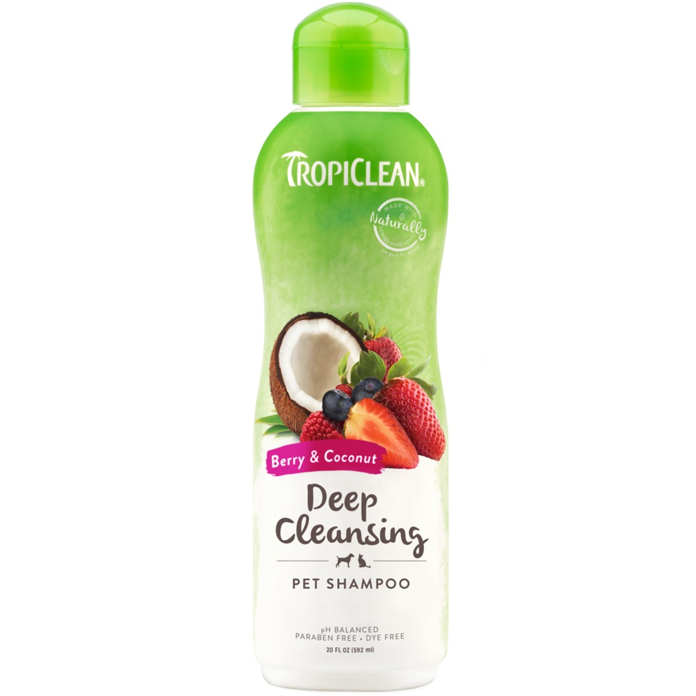 Sampon pentru curatare profunda Berry&Coconut Grooming, 355 ml, Tropiclean