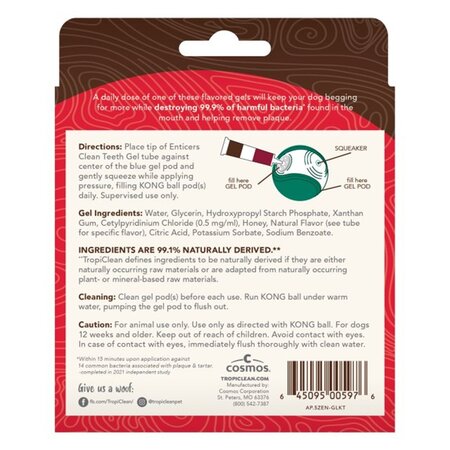 Set refill gel pentru cavitatea bucala a cainelui 3 arome Enticers, 3 x 14.6 ml, Tropiclean 606234