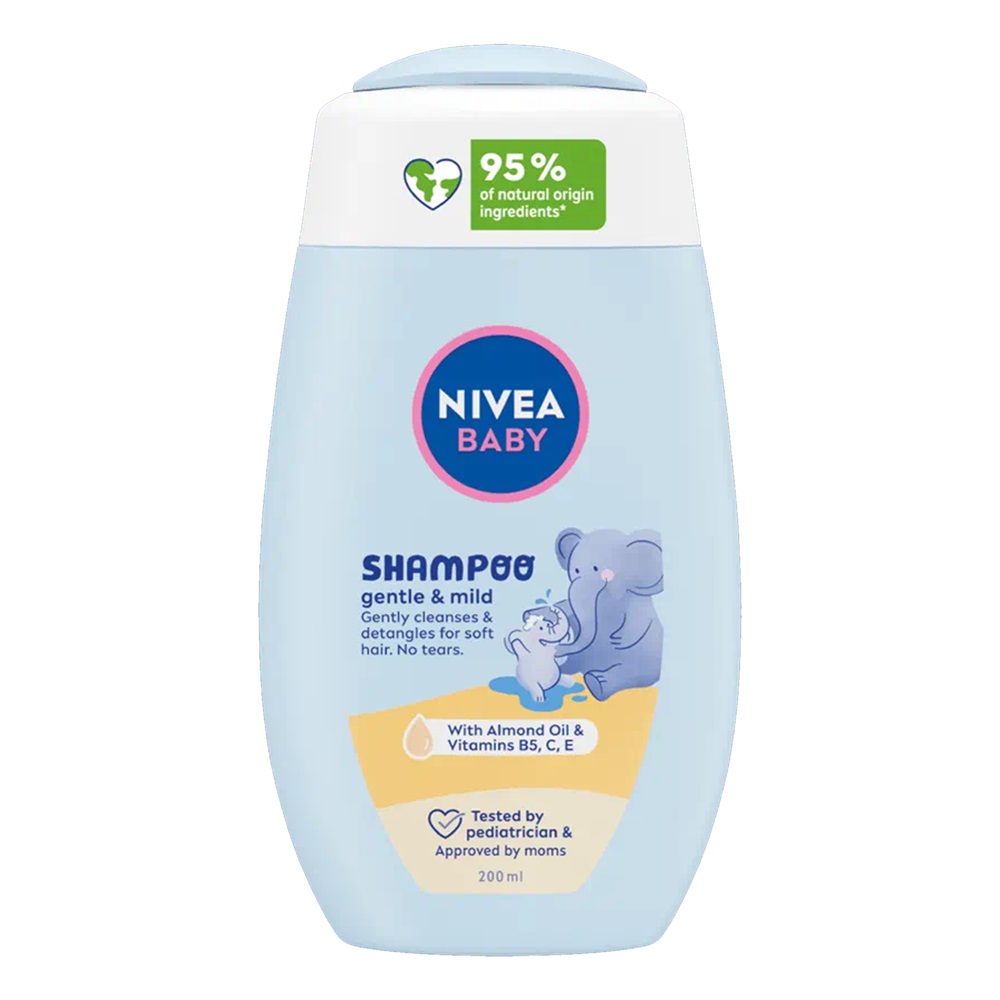 Sampon pentru bebelusi Gentle&Mild, 200 ml, Nivea Baby