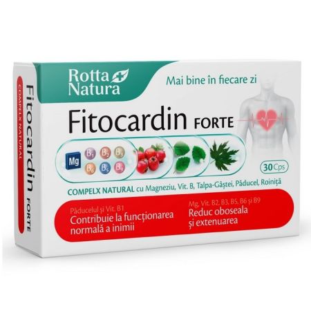 Fitocardin Forte, 30 capsule, Rotta Natura