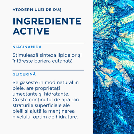 Rezerva ulei de dus Atoderm, 1000 ml, Bioderma 753036