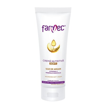 Crema soft nutritiva cu argan, 150 ml, Farmec