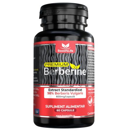 Premium Berberina, 600 mg, 60 capsule, Boost4Life 668587