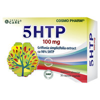 5 HTP, 100 mg, 30 capsule vegetale, Cosmopharm