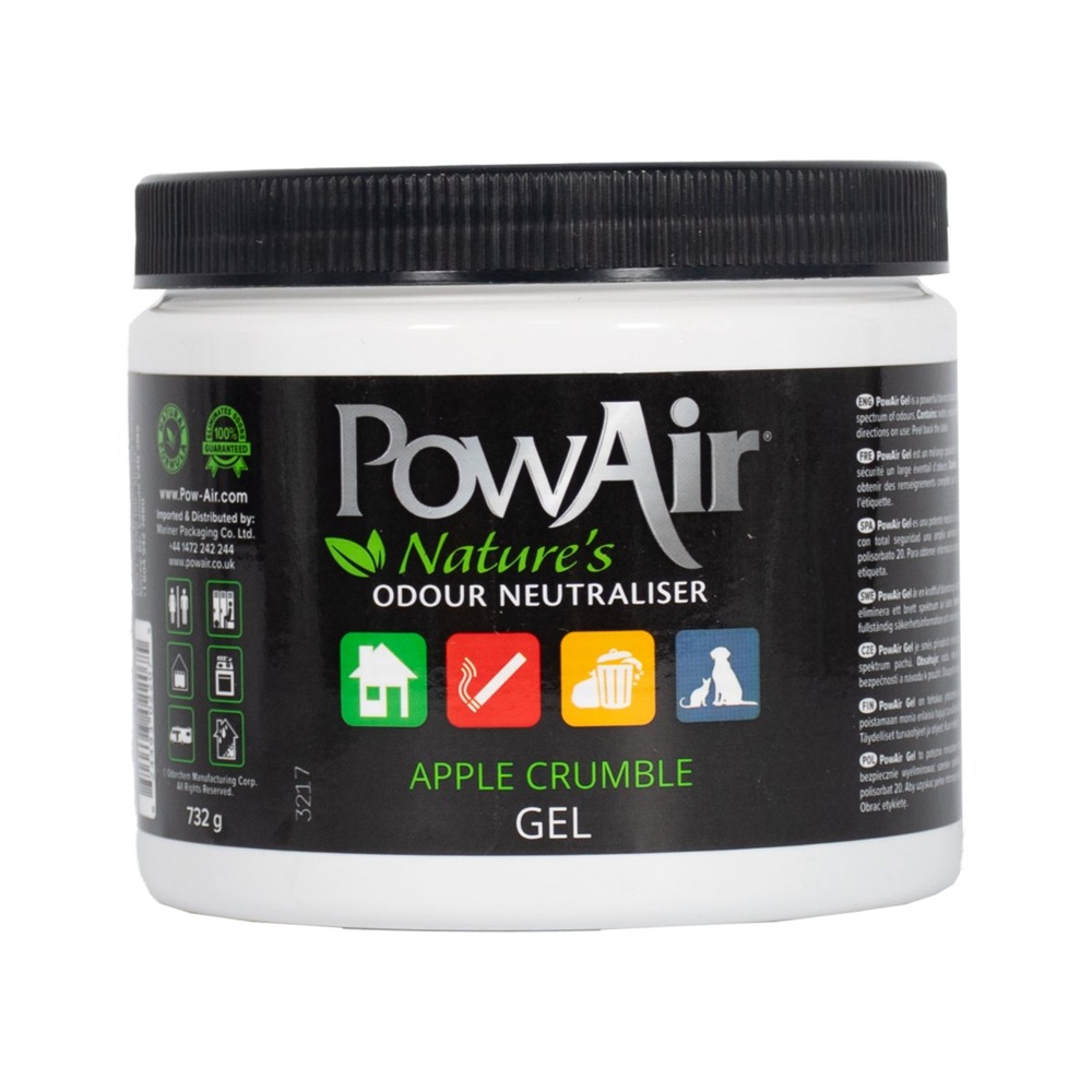 Gel neutralizator de miros si odorizant Apple Crumble, 732 g, PowAir