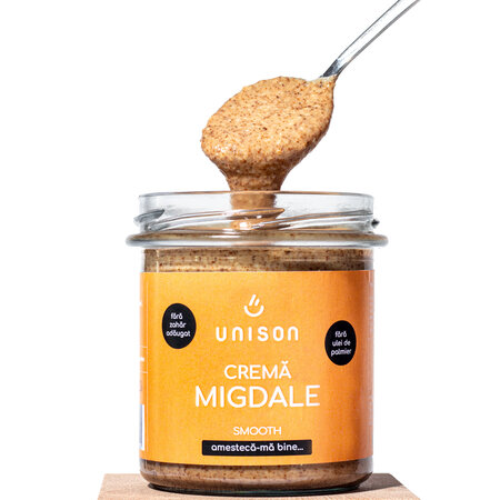 Crema de migdale fara gluten, 300 g, Unison 607931