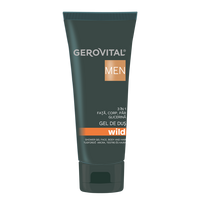 Gel de dus 3 in 1 pentru barbati Men Wild, 100 ml, Gerovital