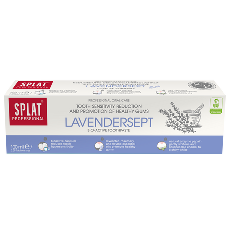 Pasta de dinti cu lavanda Profesional Laversept, 100 ml, Splat 607988