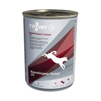 Hrana umeda dietetica cu curcan pentru caini Hypoallergenic Tro.Dog, 400 g, Trovet