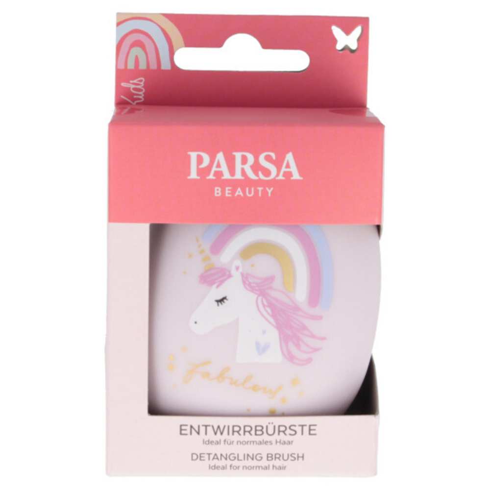 Perie de descalcit parul unicorn, Parsa