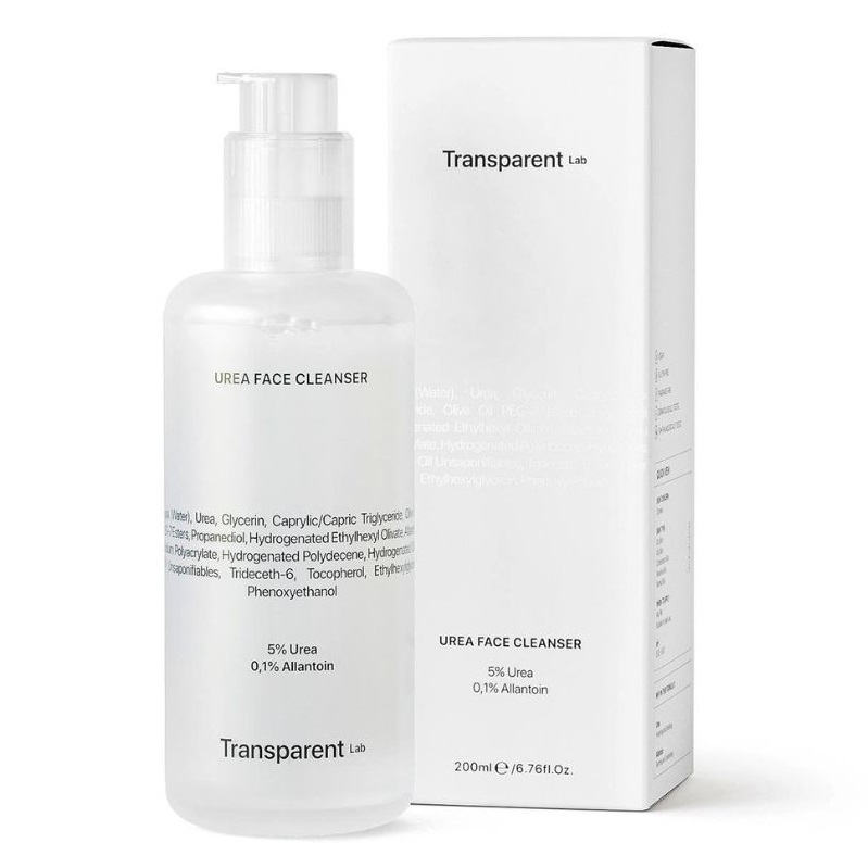 Gel de curatare faciala cu 5% uree, 200 ml, Transparent Lab