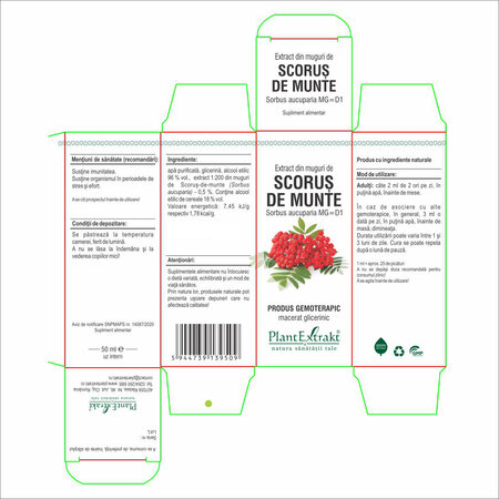 Extract din muguri de Scorus, 50 ml, Plant Extrakt 738198