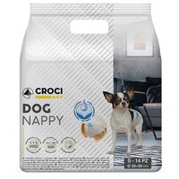 Scutece pentru caini Dog Nappy, SM (30-39 cm), 14 bucati, Croci