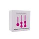 Set Bile Kegel roz pentru intarirea muschilor pelvieni, 3 bucati, Lovely 608211