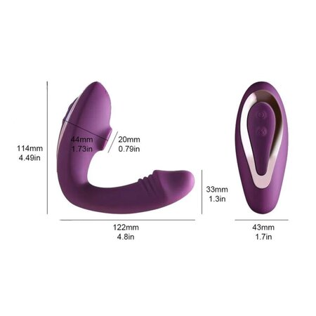 Vibrator violet Kiss me, baby, 1 bucata, Lovely 608217