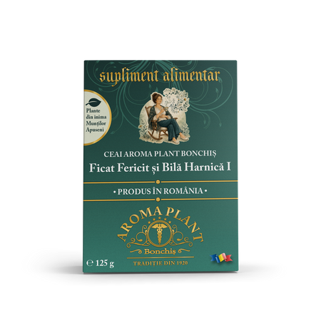 Ceai Ficat fericit si bila harnica 1, 125 g, Aroma Plant