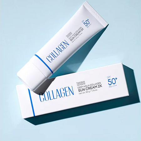Crema cu SPF50 PA++++ Sun Deep Aqua Collagen, 50 g, Tenzero 608238