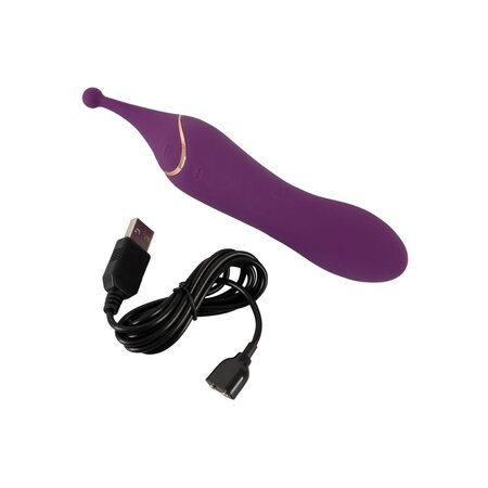 Vibrator mov Double Vibrator, 1 bucata, Sweet Smile 608270