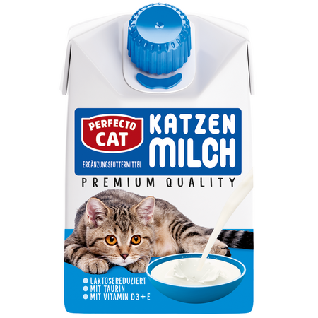 Lapte UHT pentru pisici adulte, 200 ml, Perfecto Cat