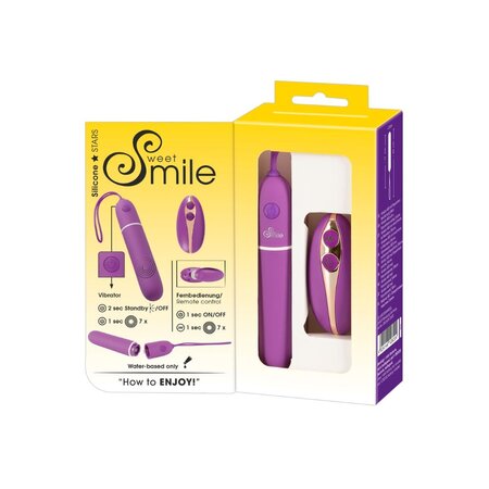 Vibrator mov RC Bullet, 1 bucata, Sweet Smile 608316