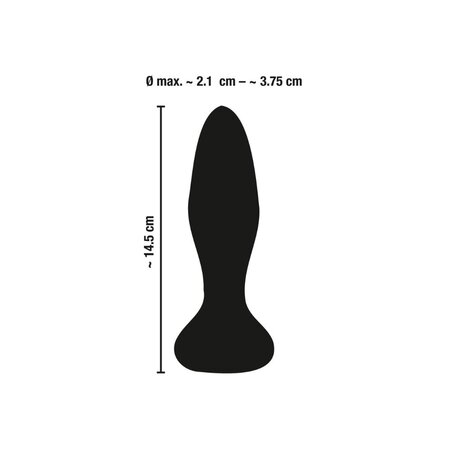 Vibrator anal mov RC Butt Plug, 1 bucata, Sweet Smile 608361