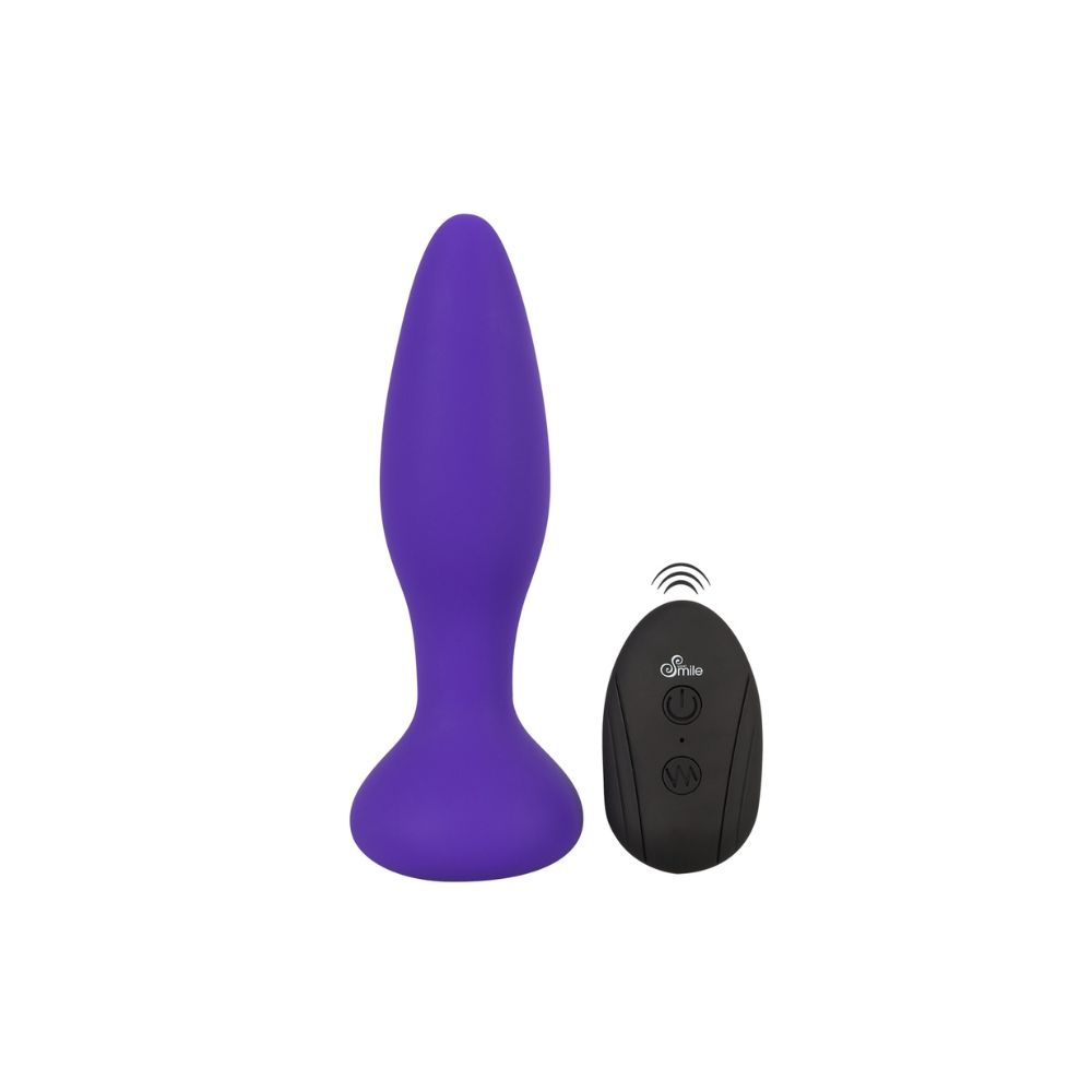 Vibrator anal mov RC Butt Plug, 1 bucata, Sweet Smile