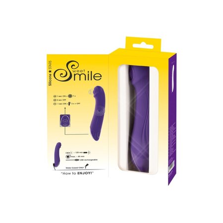 Vibrator mov pentru punctul G Thumping G-Spot, 1 bucata, Sweet Smile 608396