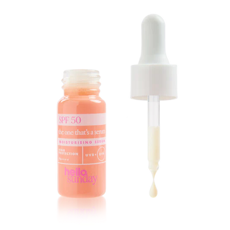 Serum hidratant cu protectie solara SPF50 PA ++++ The One that's, 10 ml, Hello Sunday 608406