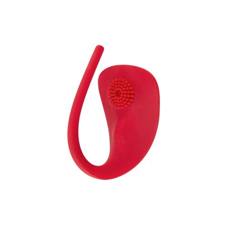Vibrator rosu RC Slim Panty Vibe, 1 bucata, Sweet Smile 608409