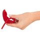 Vibrator rosu RC Slim Panty Vibe, 1 bucata, Sweet Smile 608411