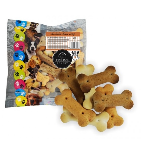 Biscuiti os umplut maxi pentru caini, 150 g, Fine Dog