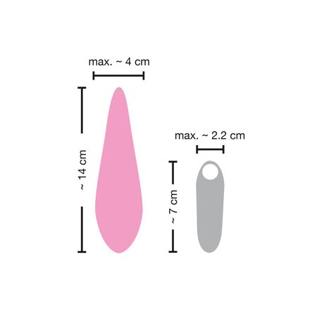 Vibrator roz Smile Swing, 1 bucata, Sweet Smile 608452