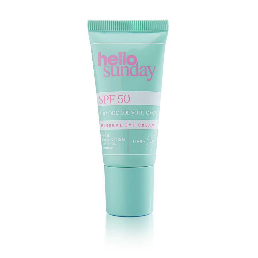 Crema minerala cu peptide pentru ochi SPF50 The One, 15 ml, Hello Sunday