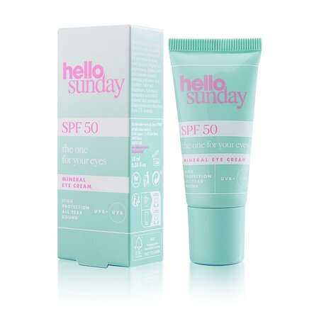 Crema minerala cu peptide pentru ochi SPF50 The One, 15 ml, Hello Sunday 608467