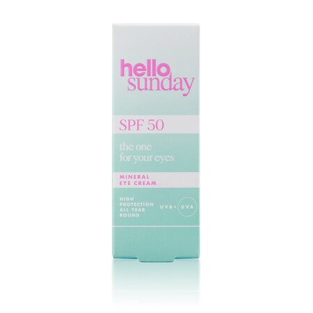 Crema minerala cu peptide pentru ochi SPF50 The One, 15 ml, Hello Sunday 608466